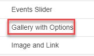 Image showing Gallery with Options