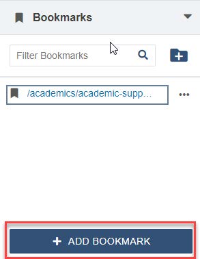 Image showing Add bookmark