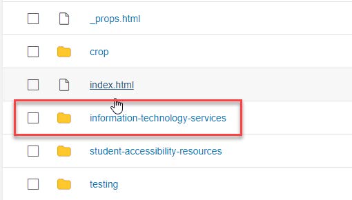 Image showing information-technology-services folder