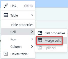 Image showing Select Merged cells