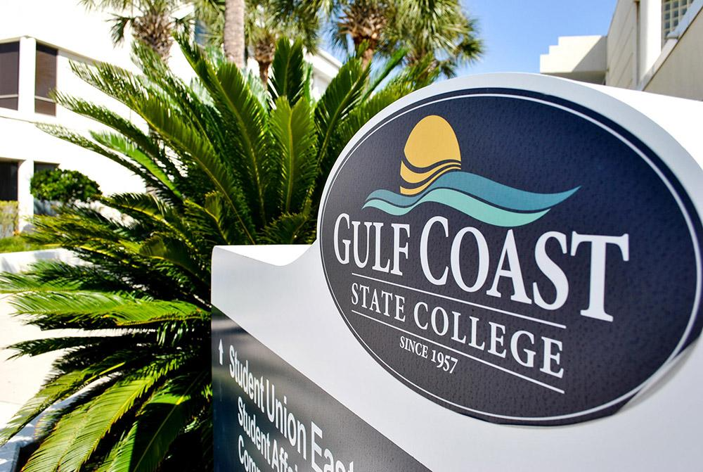 Gulf Coast State College Sign