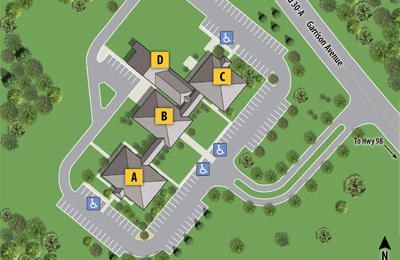 Gulf/Franklin Campus Map