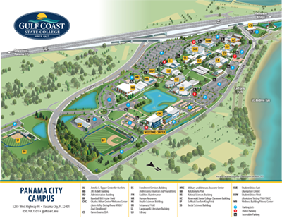 Panama City Campus Map