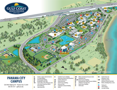 Panama City Campus Map