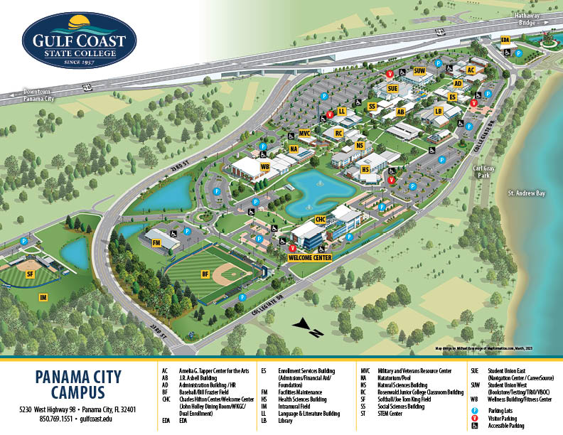 PC Campus Map 2025