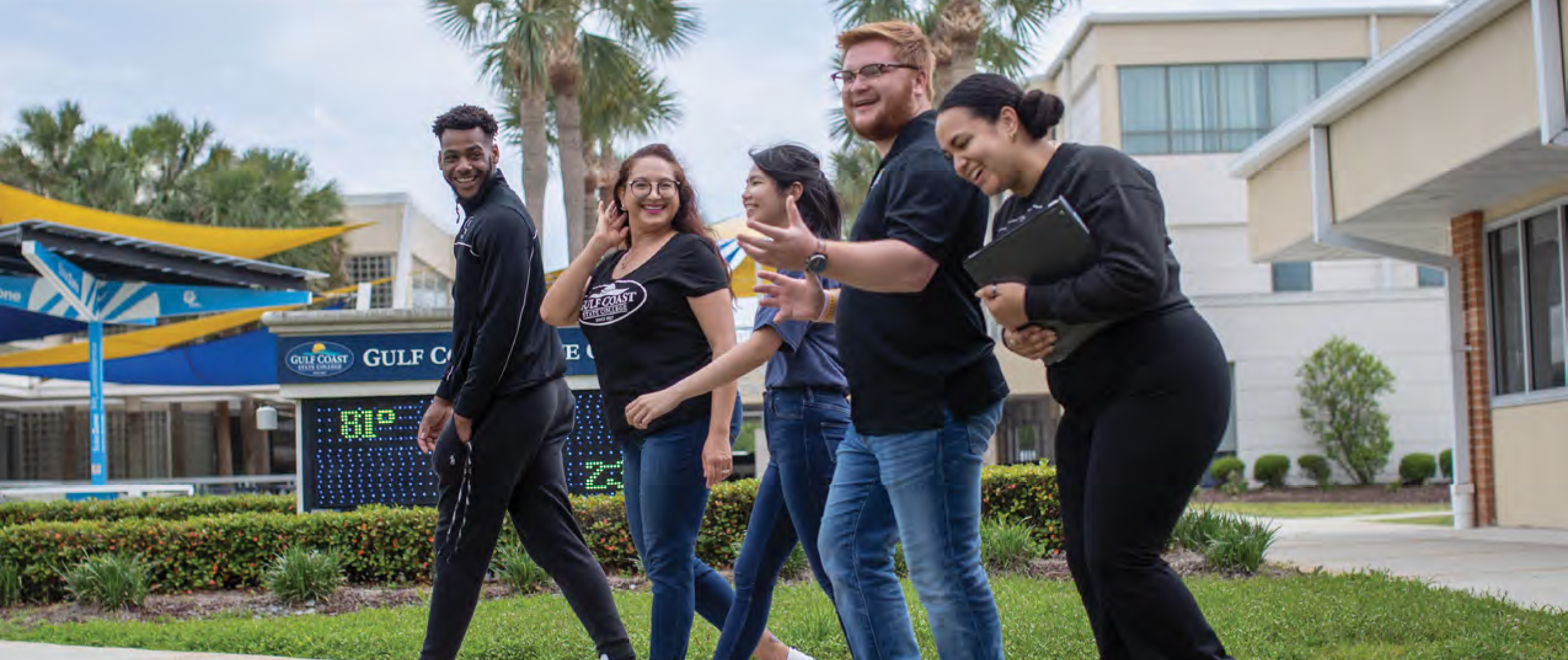 Students Walking