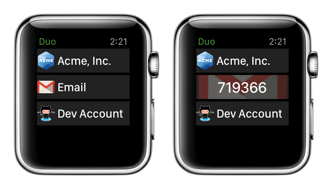 DUO Watch App