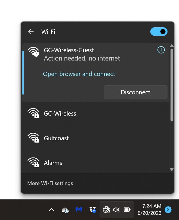 GC Wirelss Guest SSID