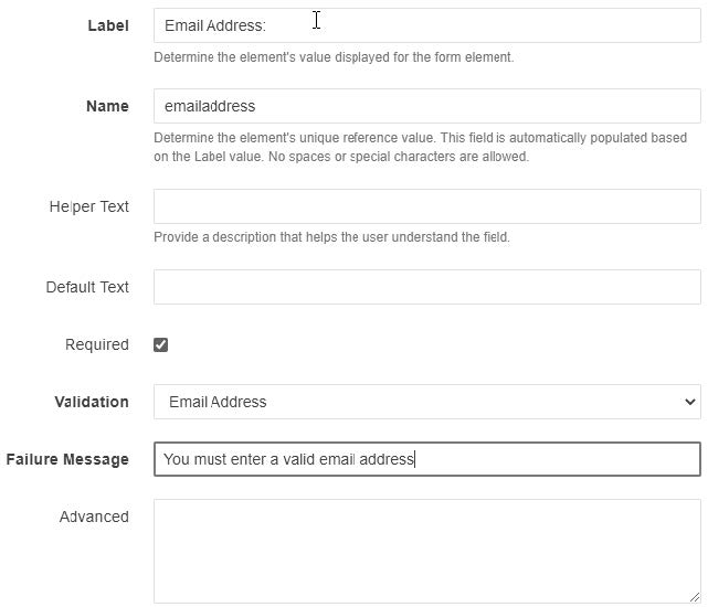 Image showing Email validation