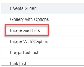 Image showing Image and Link