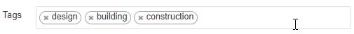 Image showing Properties Tags input field