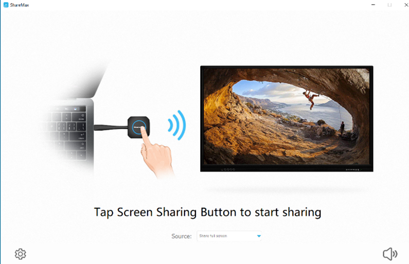 Tab Screen Sharing Button