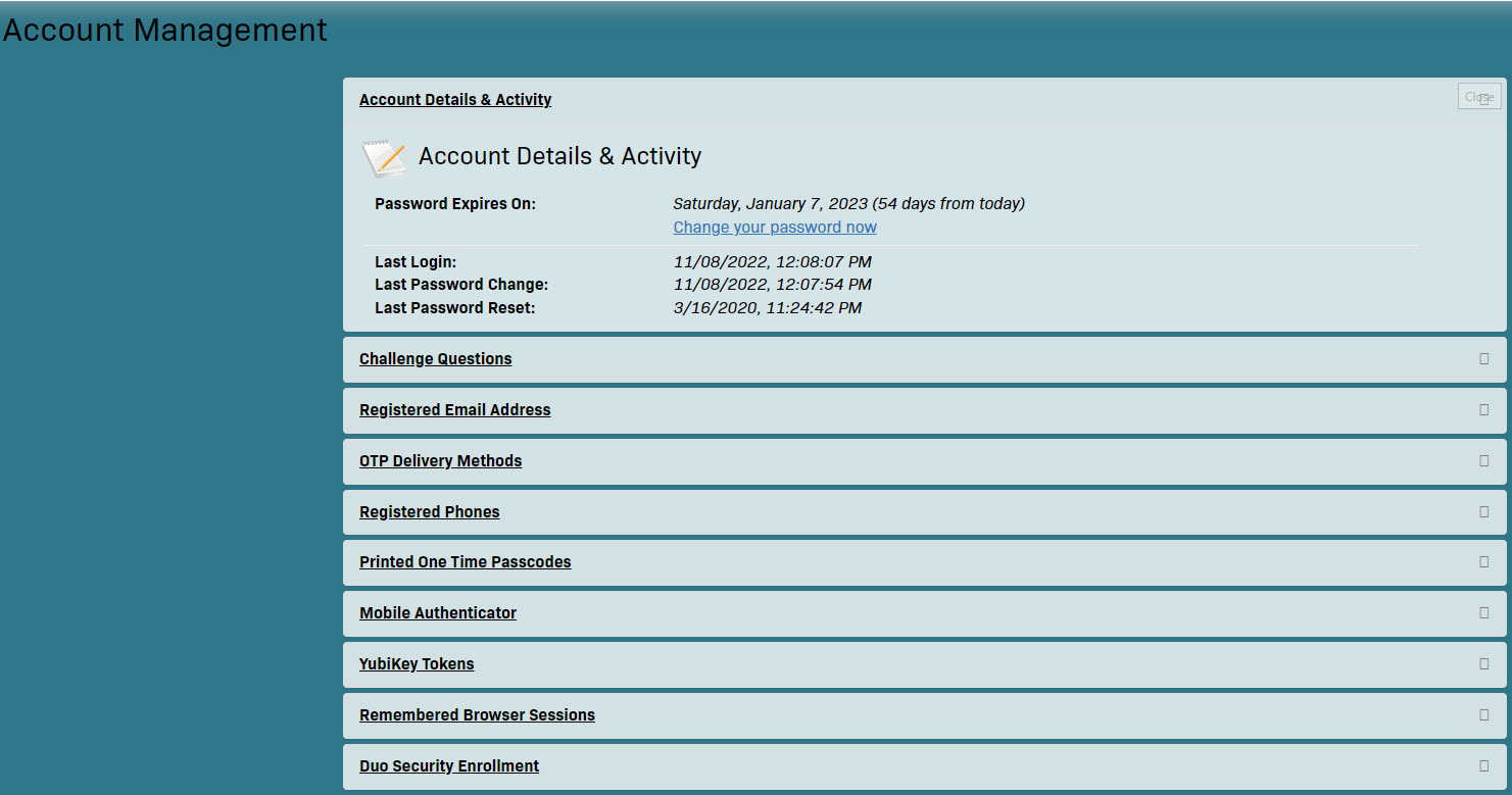 Account Management