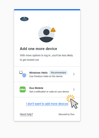 Add one more device
