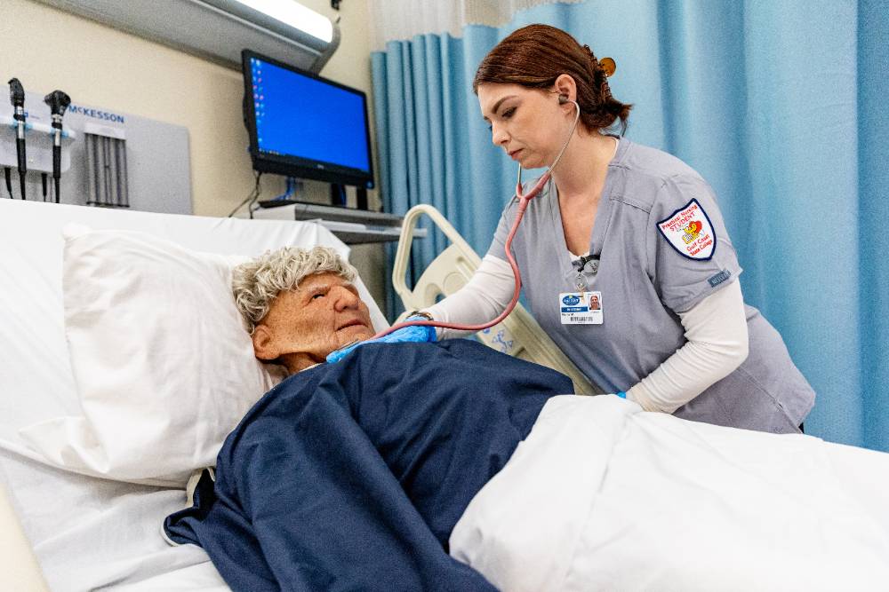 Nurse with stethescope