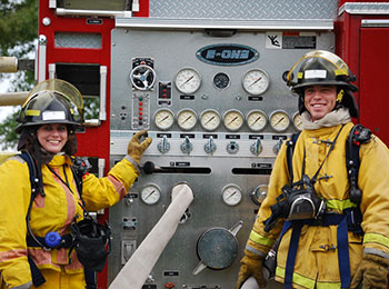 2 firefighters