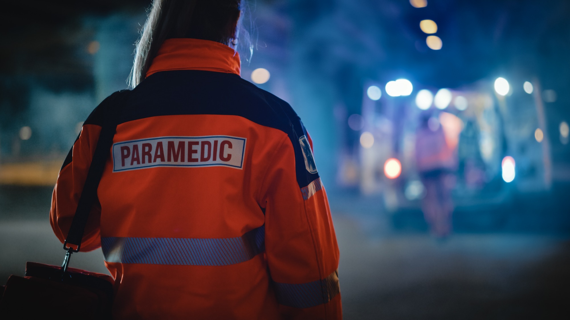 Girl in Paramedic Jacket