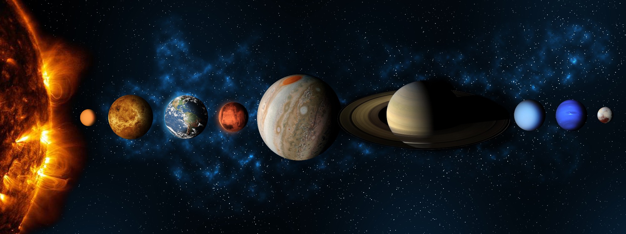 Planets in a solar system