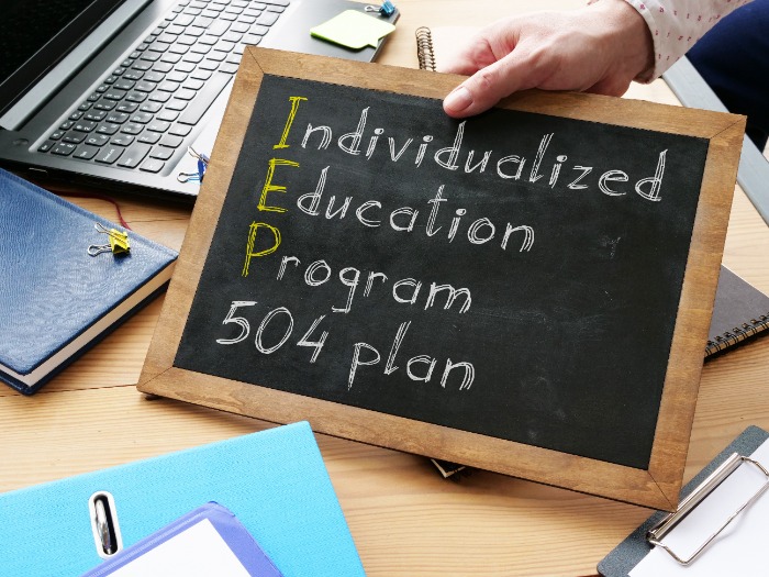 Individualized-Education-Program-504 plan
