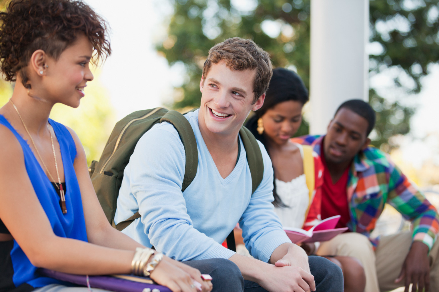 Students Talking