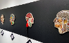 Edwige Massart, Xavier Wynn, Heads, mixed media  