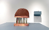 Implement, Ellen Kleckner and Linda Tien, 2021.26LE, earthernware, brass, wood, mixed media  