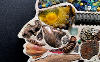 Edwige Massart, Xavier Wynn, Heads, mixed media  
