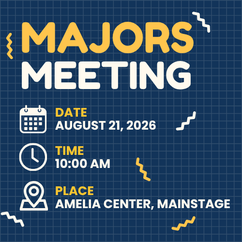 Info for upcoming VPA majors meeting