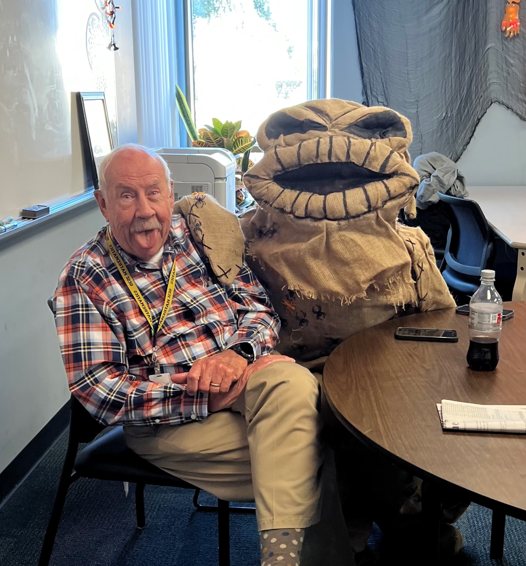 Halloween Decorations in the GCSC's Math Tutoring Lab in Student Union West, 2nd Floor, Room 261.